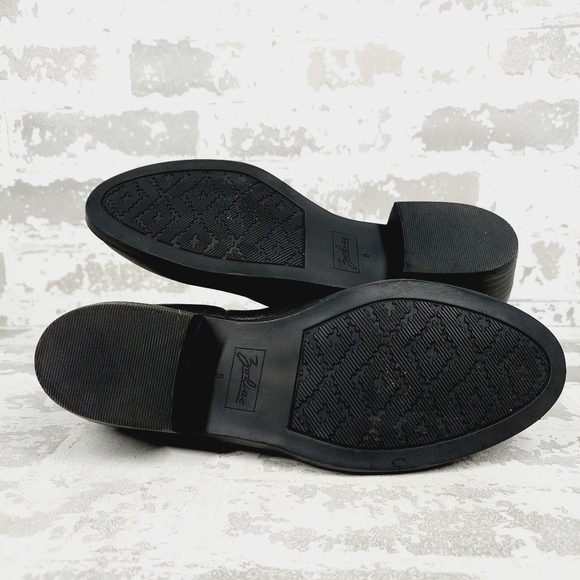 NEW Zodiac Women's Natural Val Western Black Zip Ankle Booties B511 - Picture 7 of 11